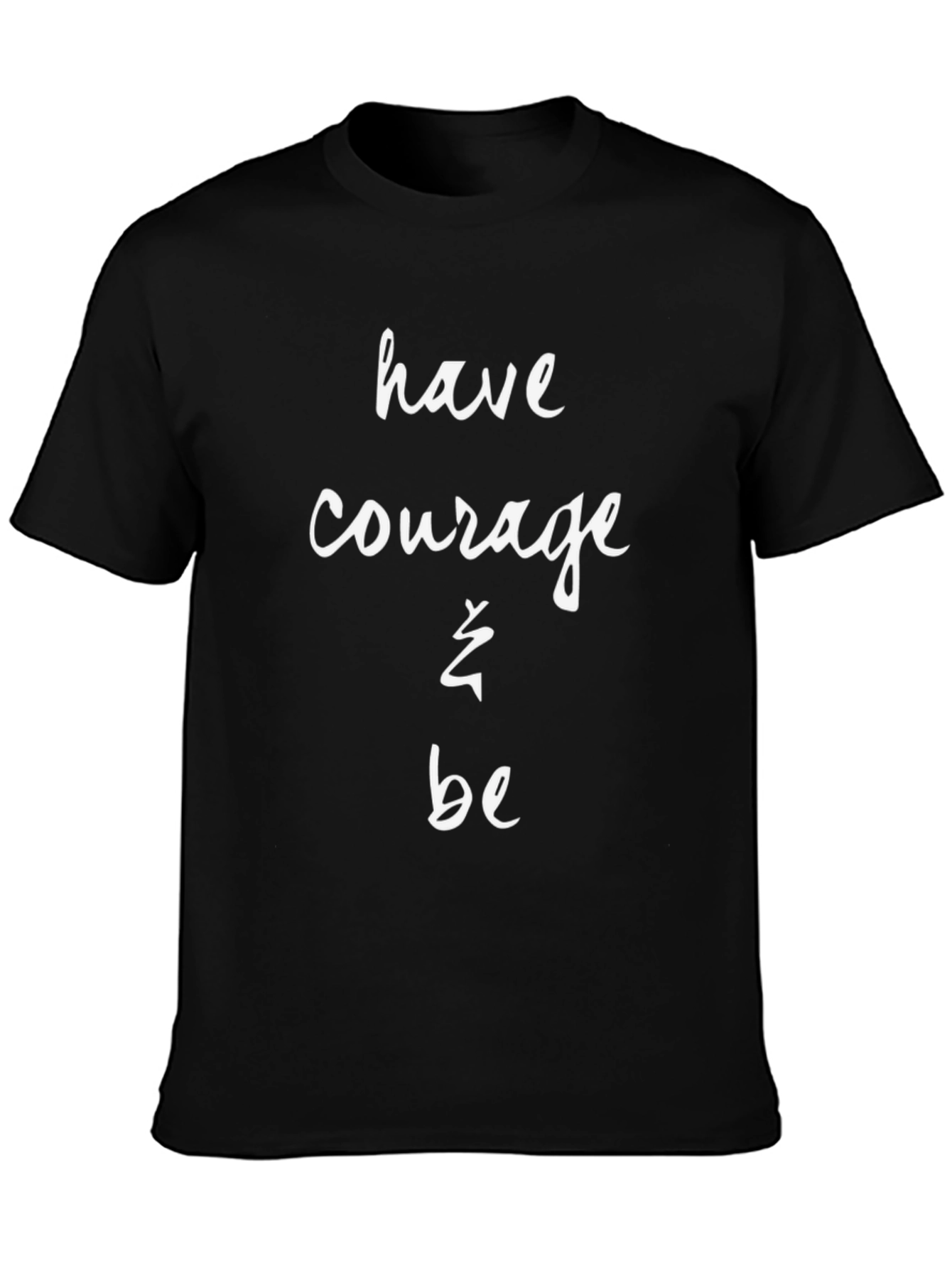 Courage Tee - Inspiring Black T-Shirt