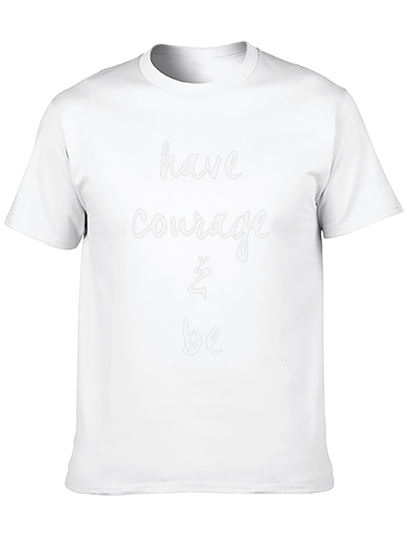 Courage Tee - Inspiring Black T-Shirt