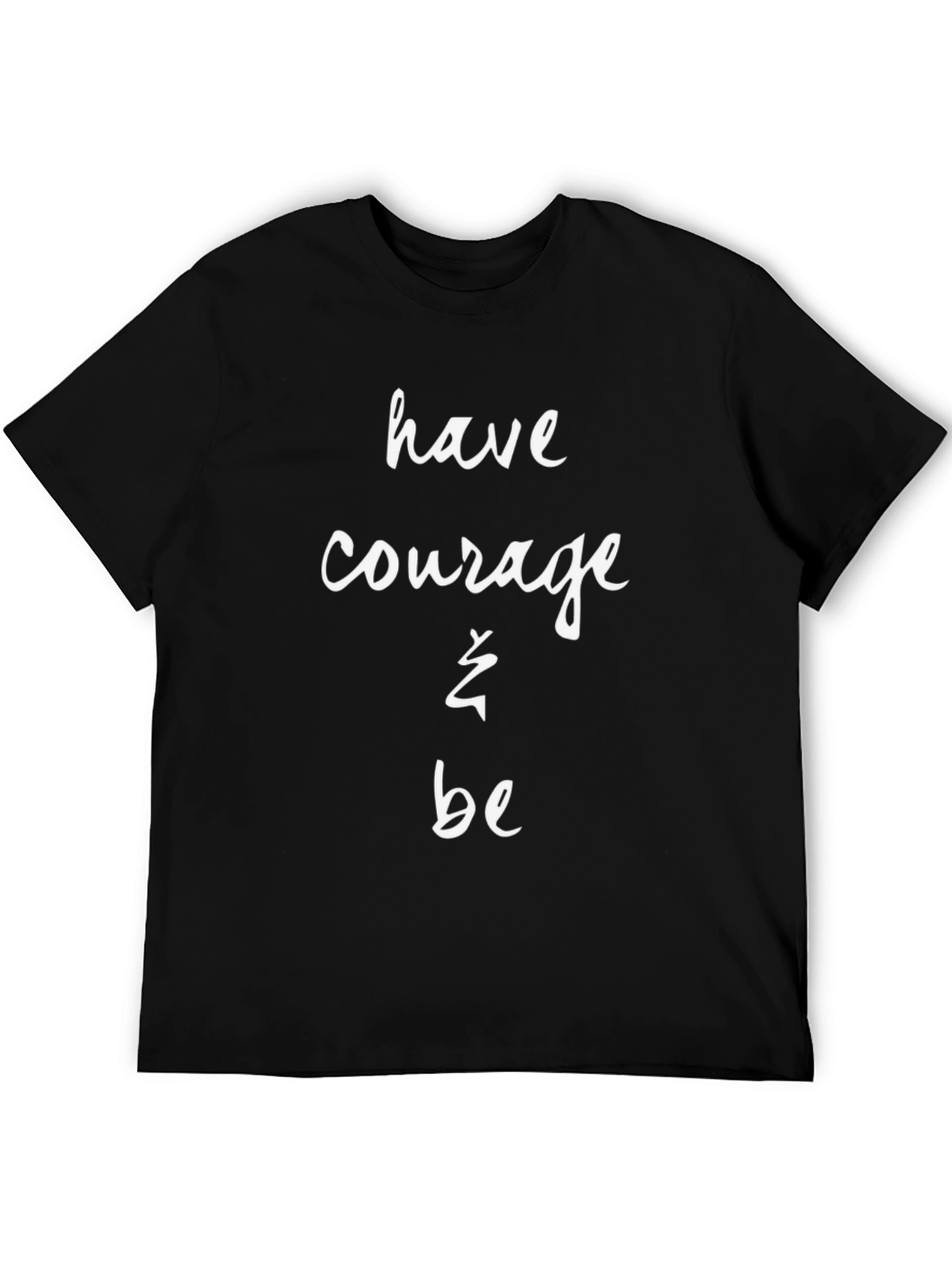 Courage Tee - Inspiring Black T-Shirt