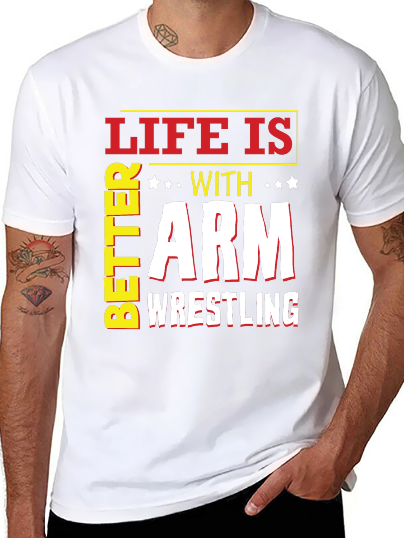 Life is Better with Arm Wrestling T-Shirt