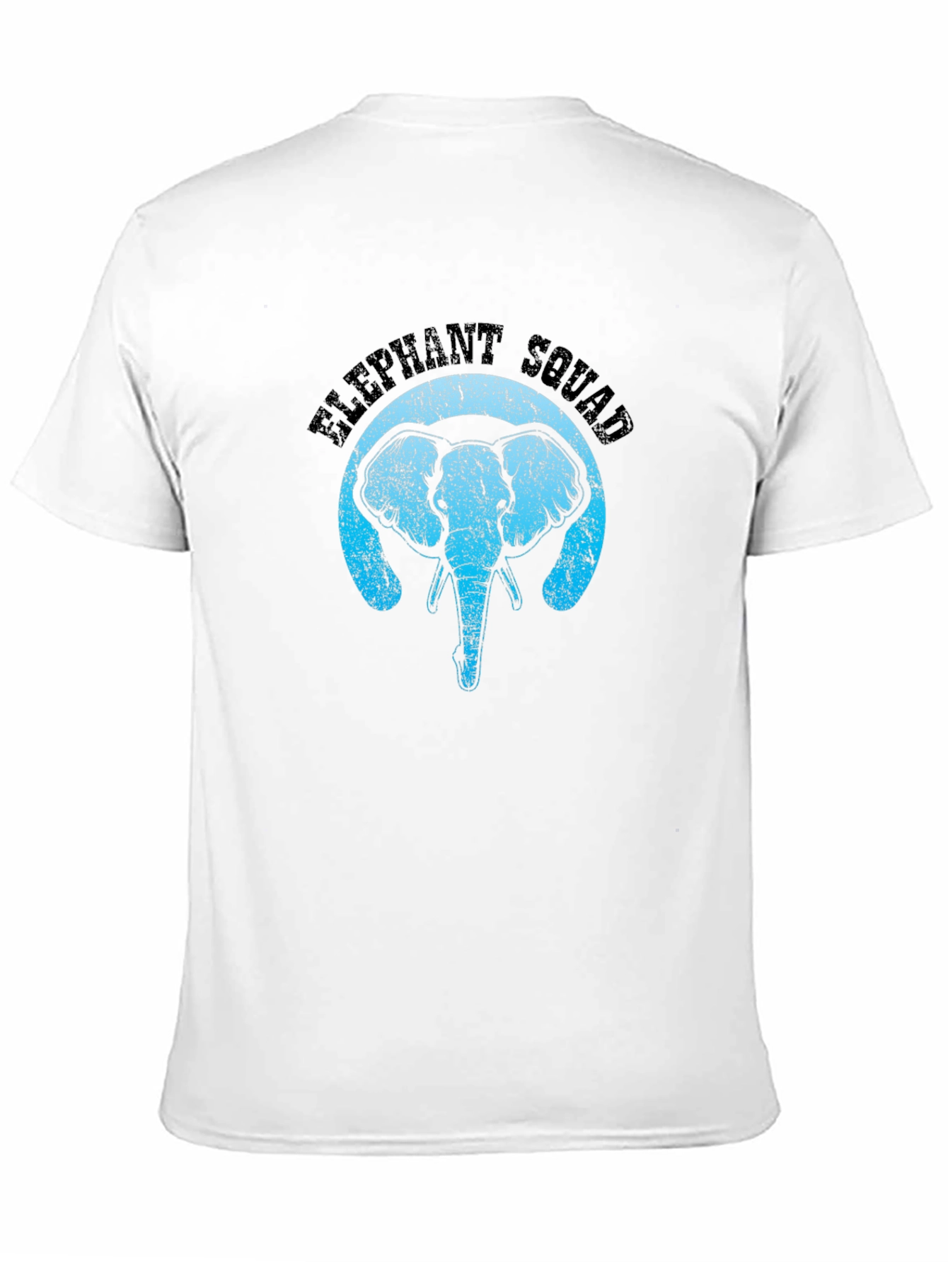 Elephant Squad Black T-Shirt - Animal Graphic Tee