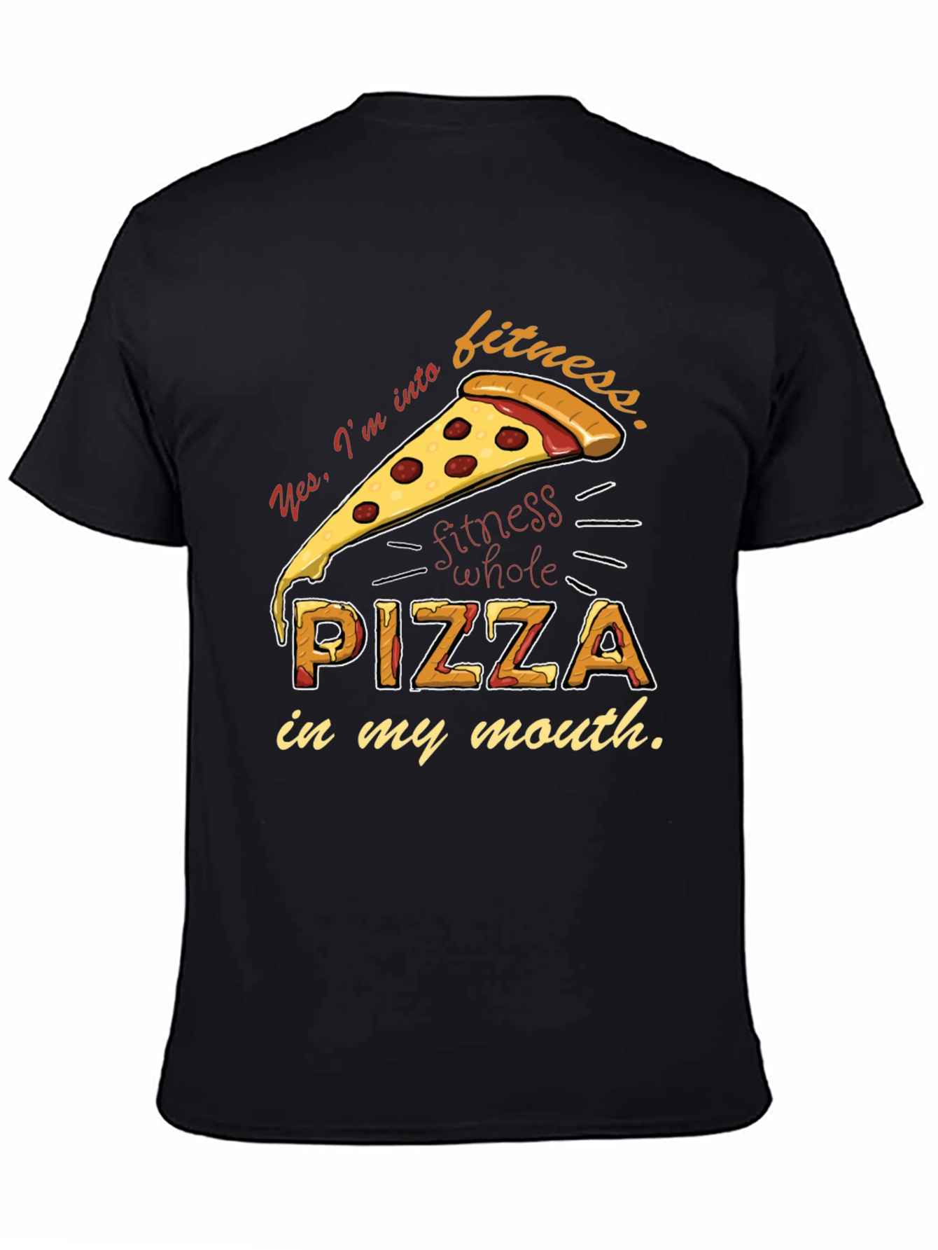 Pizza Fitness T-Shirt - Funny Foodie Tee