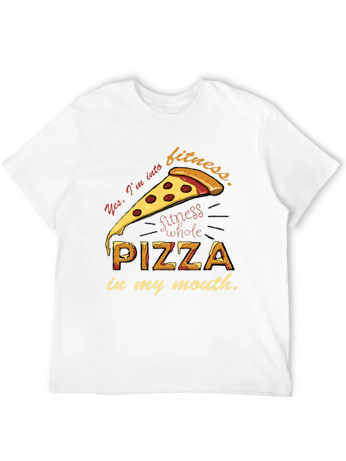 Pizza Fitness T-Shirt - Funny Foodie Tee