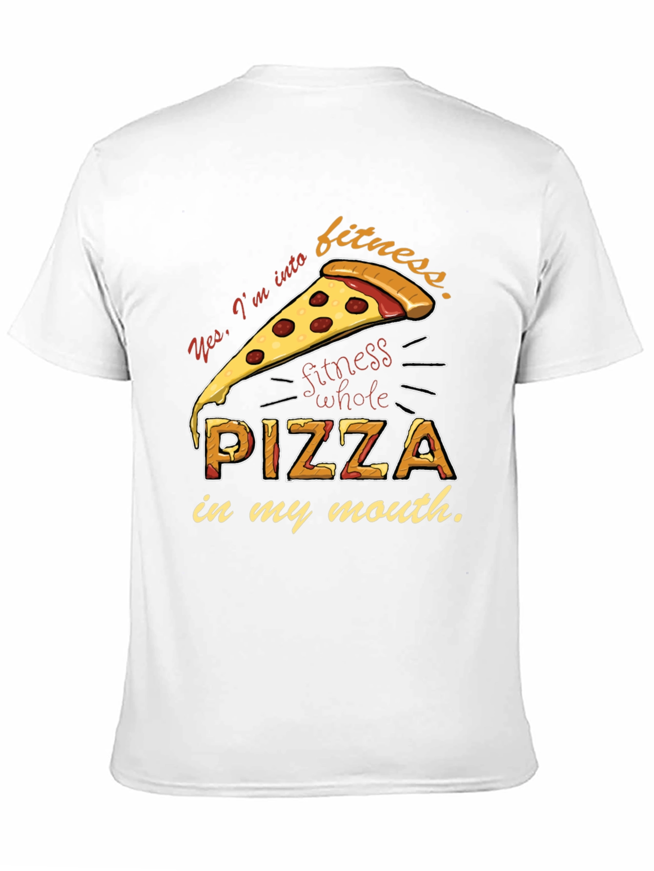 Pizza Fitness T-Shirt - Funny Foodie Tee