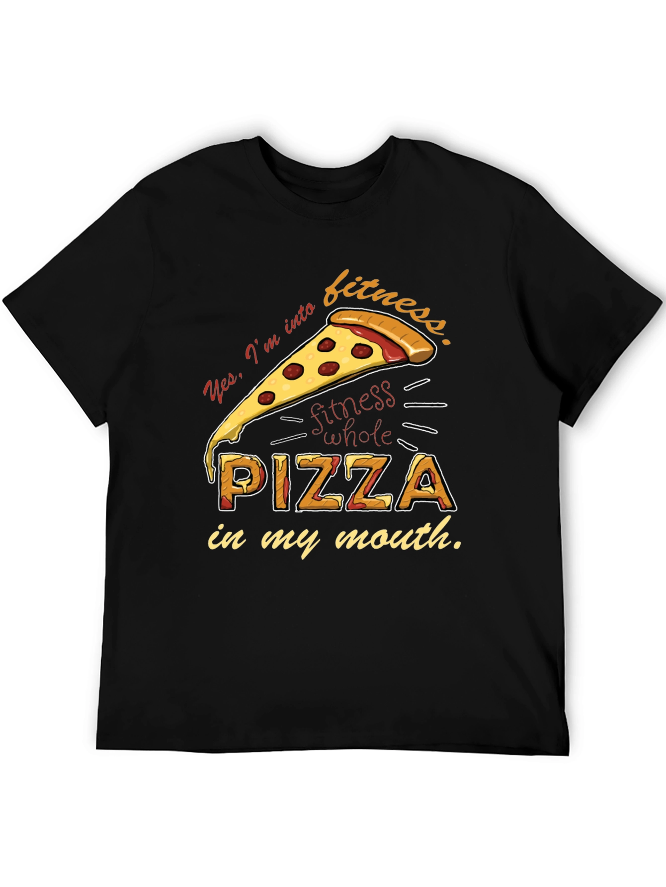 Pizza Fitness T-Shirt - Funny Foodie Tee
