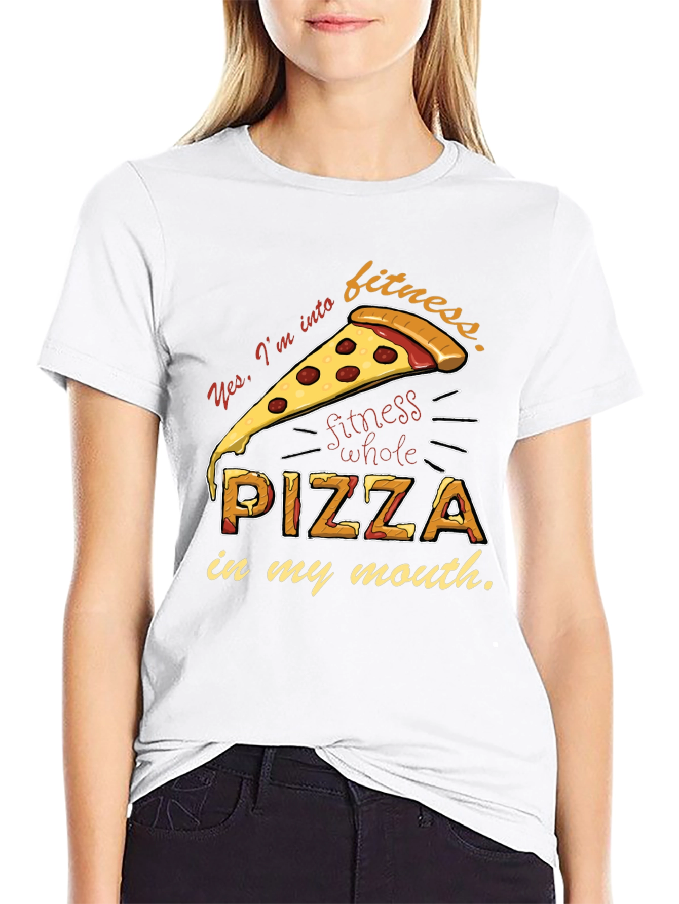 Pizza Fitness T-Shirt - Funny Foodie Tee