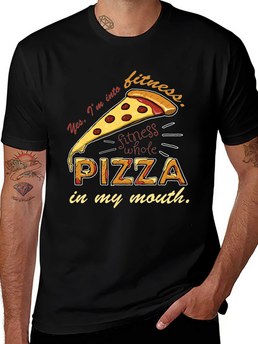 Pizza Fitness T-Shirt - Funny Foodie Tee