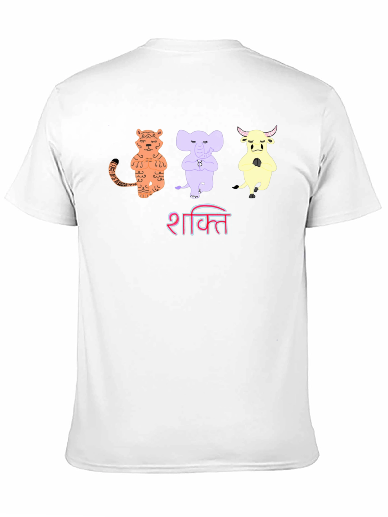 Shakti Yoga Animal T-Shirt - Mens Black Tee