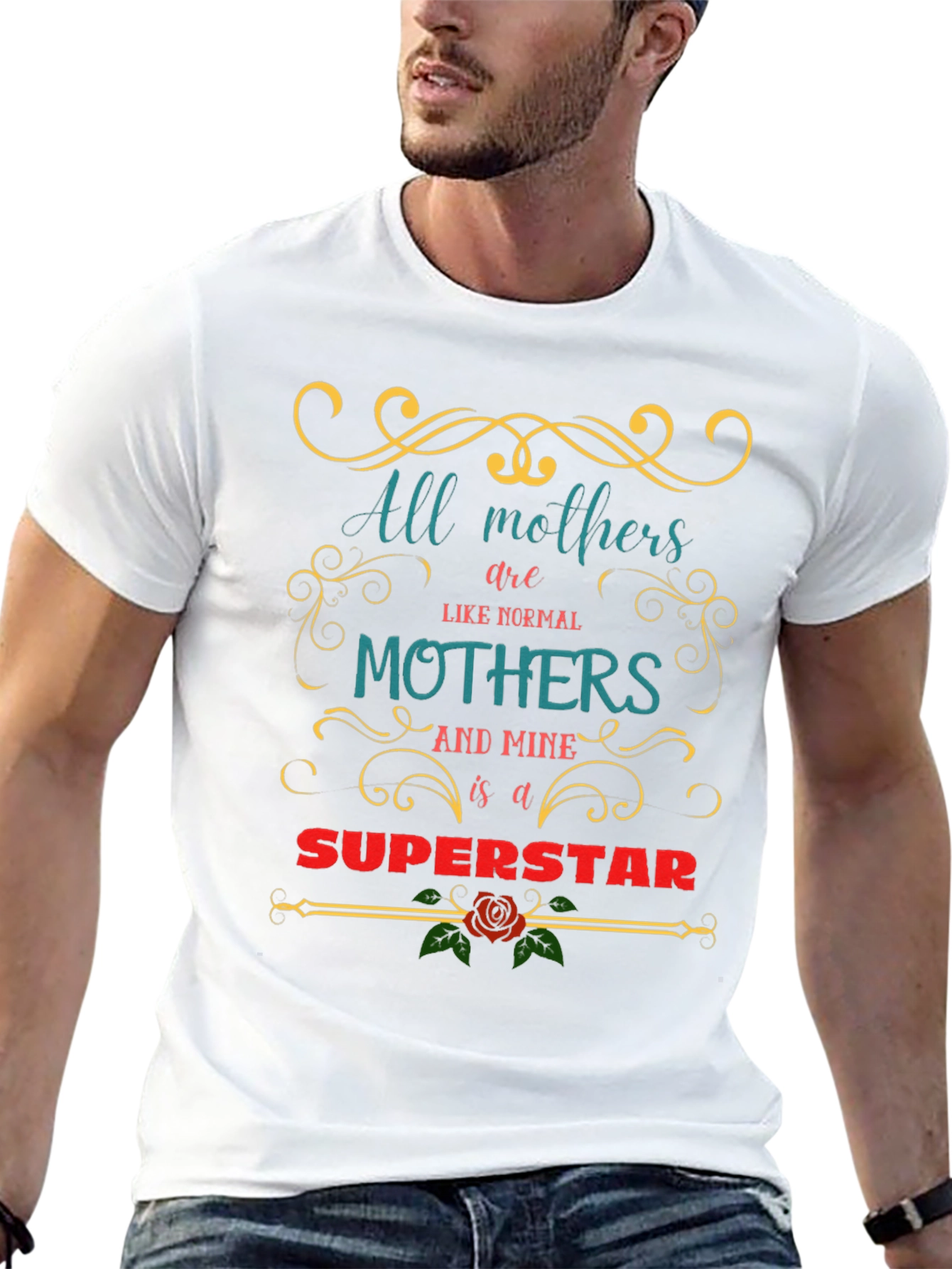 Mom Superstar Graphic T-Shirt