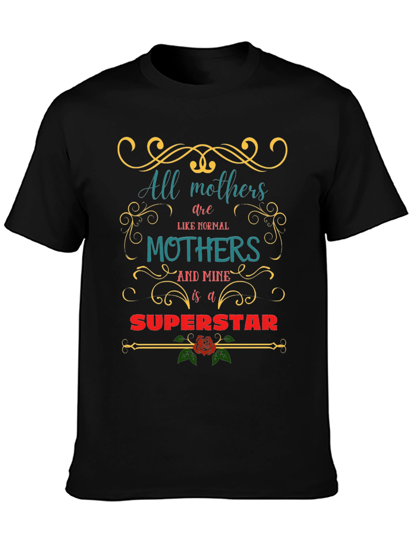 Mom Superstar Graphic T-Shirt