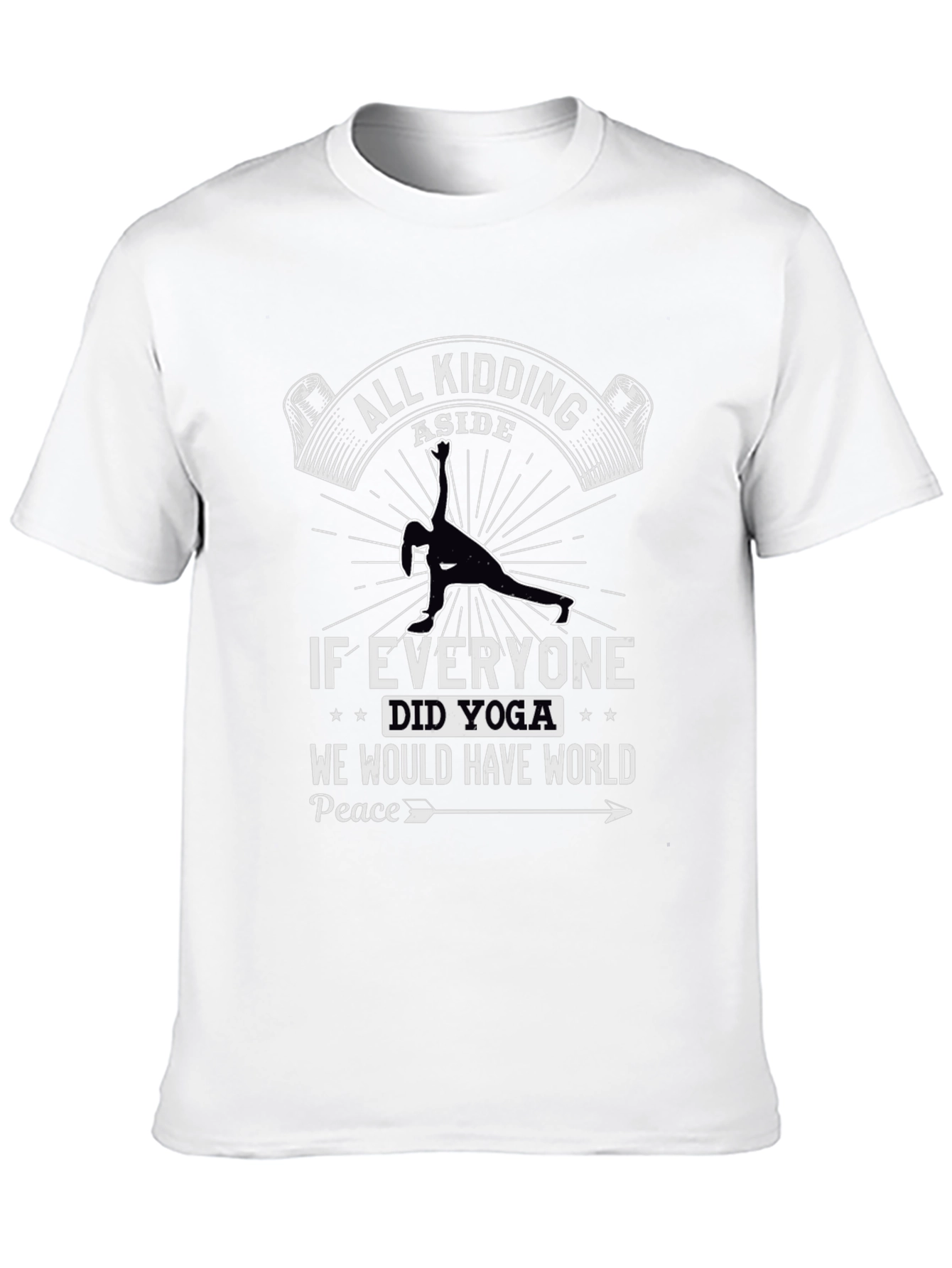 Yoga World Peace Graphic Tee