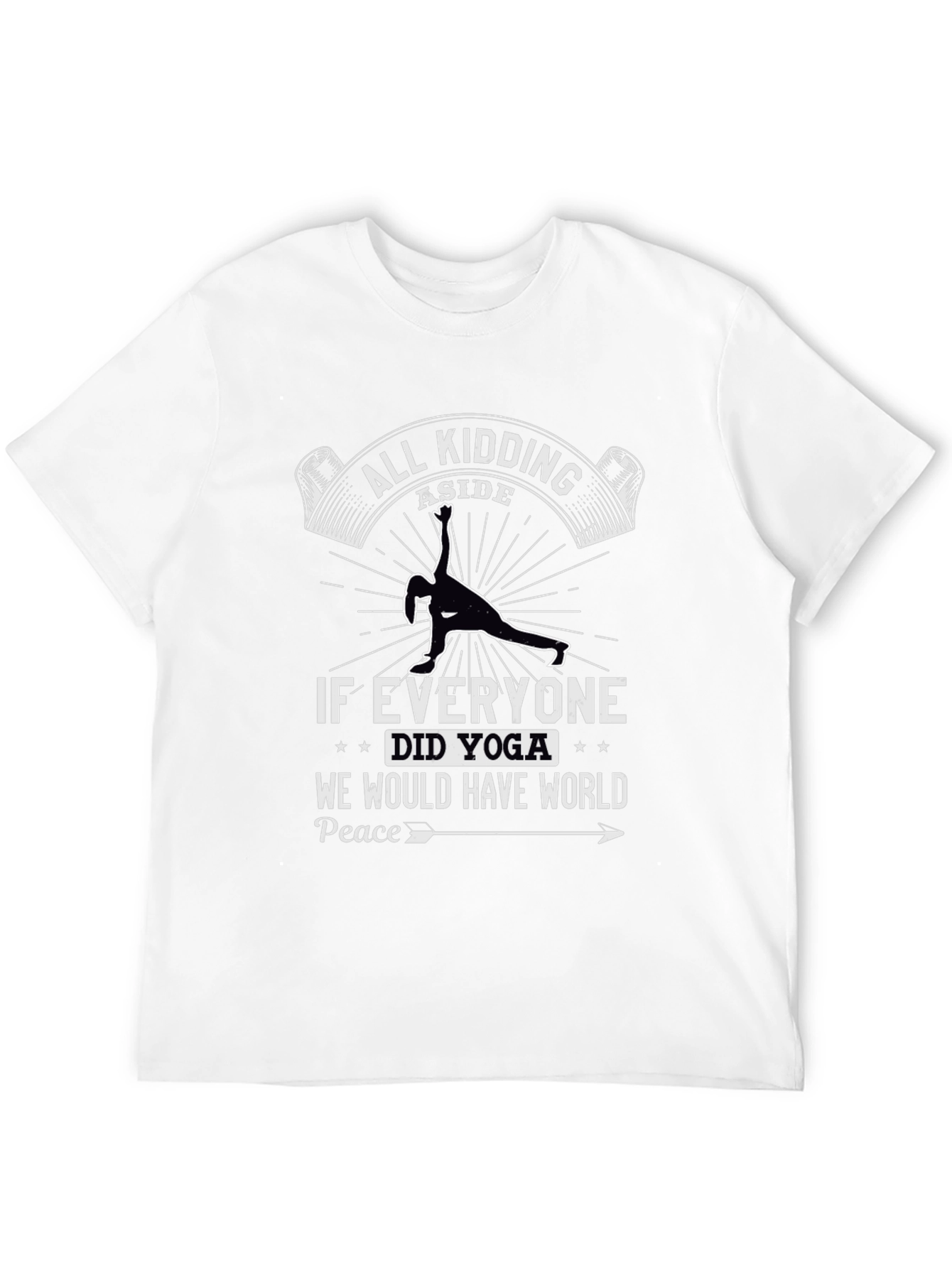 Yoga World Peace Graphic Tee