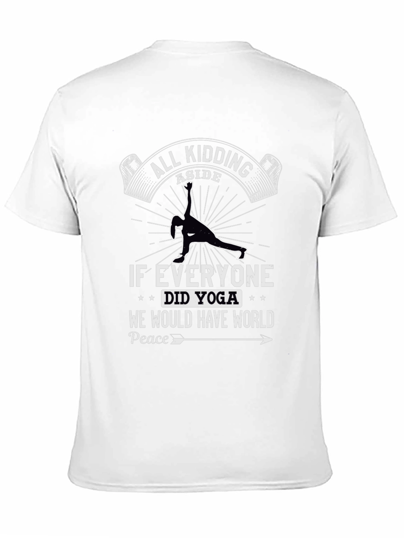 Yoga World Peace Graphic Tee