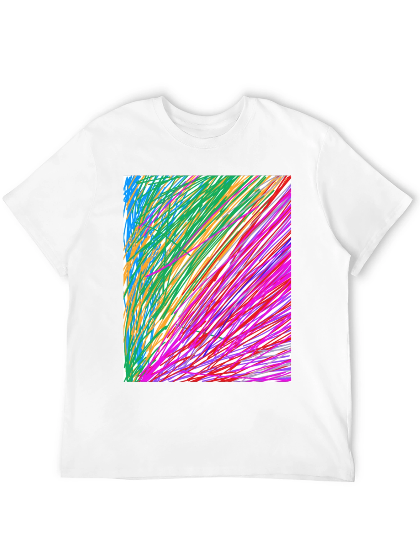 Abstract Art Black T-Shirt - Modern Graphic Tee