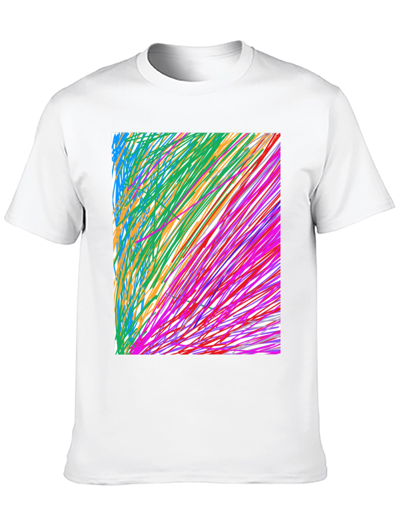 Abstract Art Black T-Shirt - Modern Graphic Tee