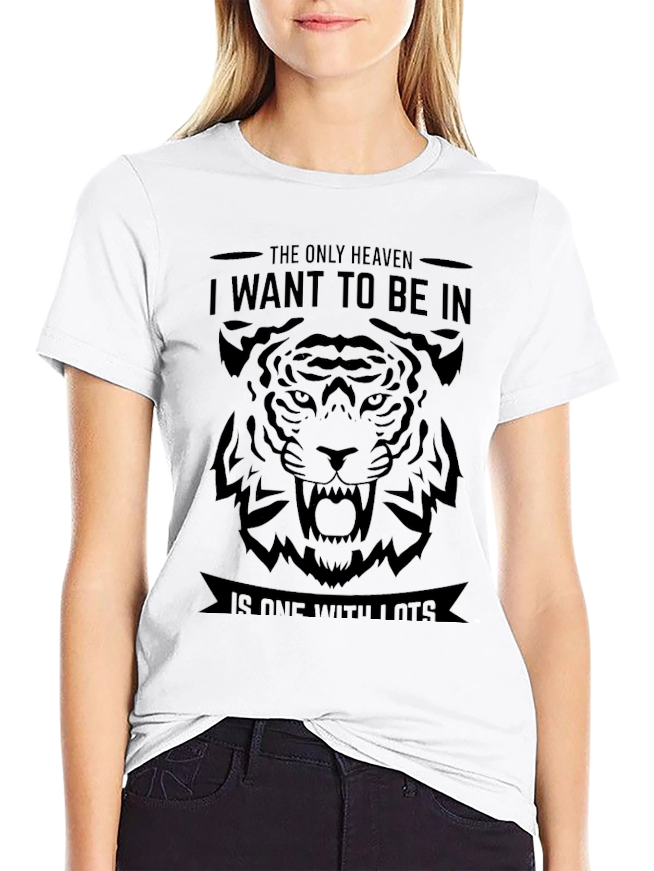 Tiger Graphic Print Mens T-Shirt