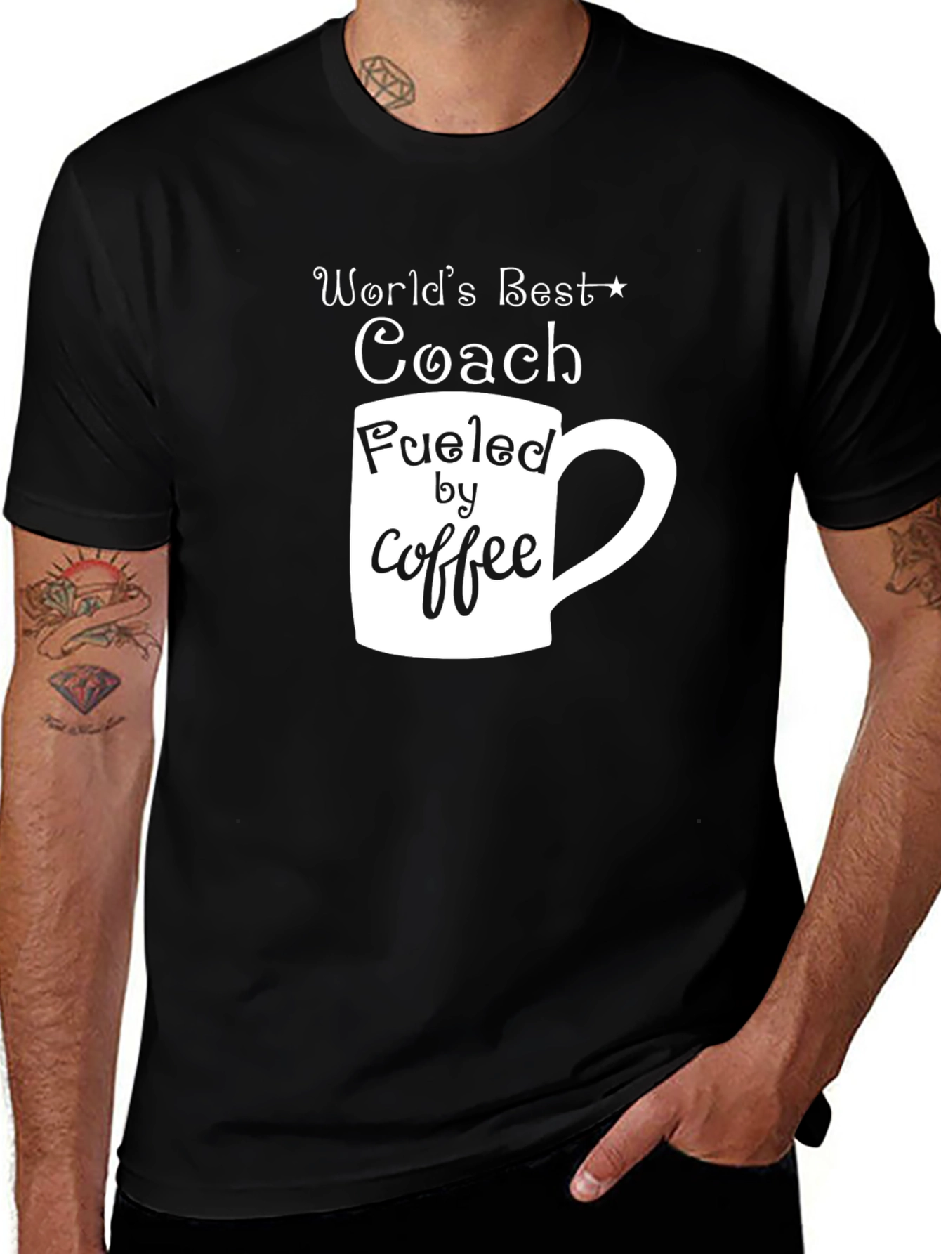 Worlds Best Coach Coffee T-Shirt