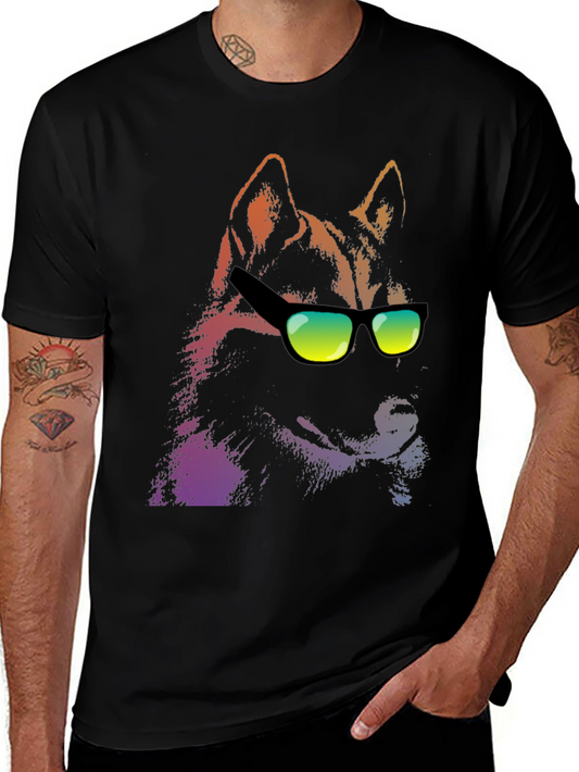 Cool Dog Graphic T-Shirt