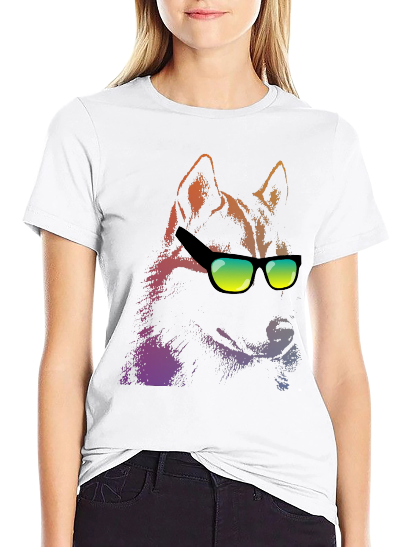 Cool Dog Graphic T-Shirt