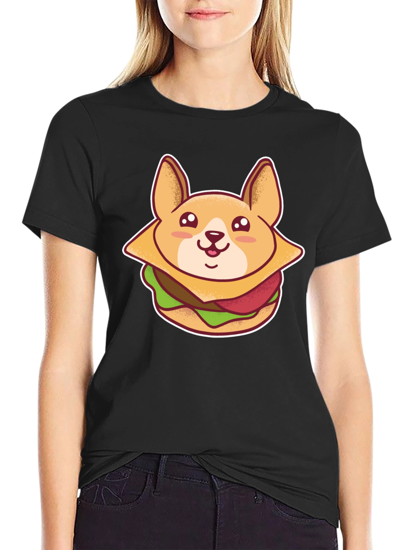 Cute Corgi Sandwich T-Shirt