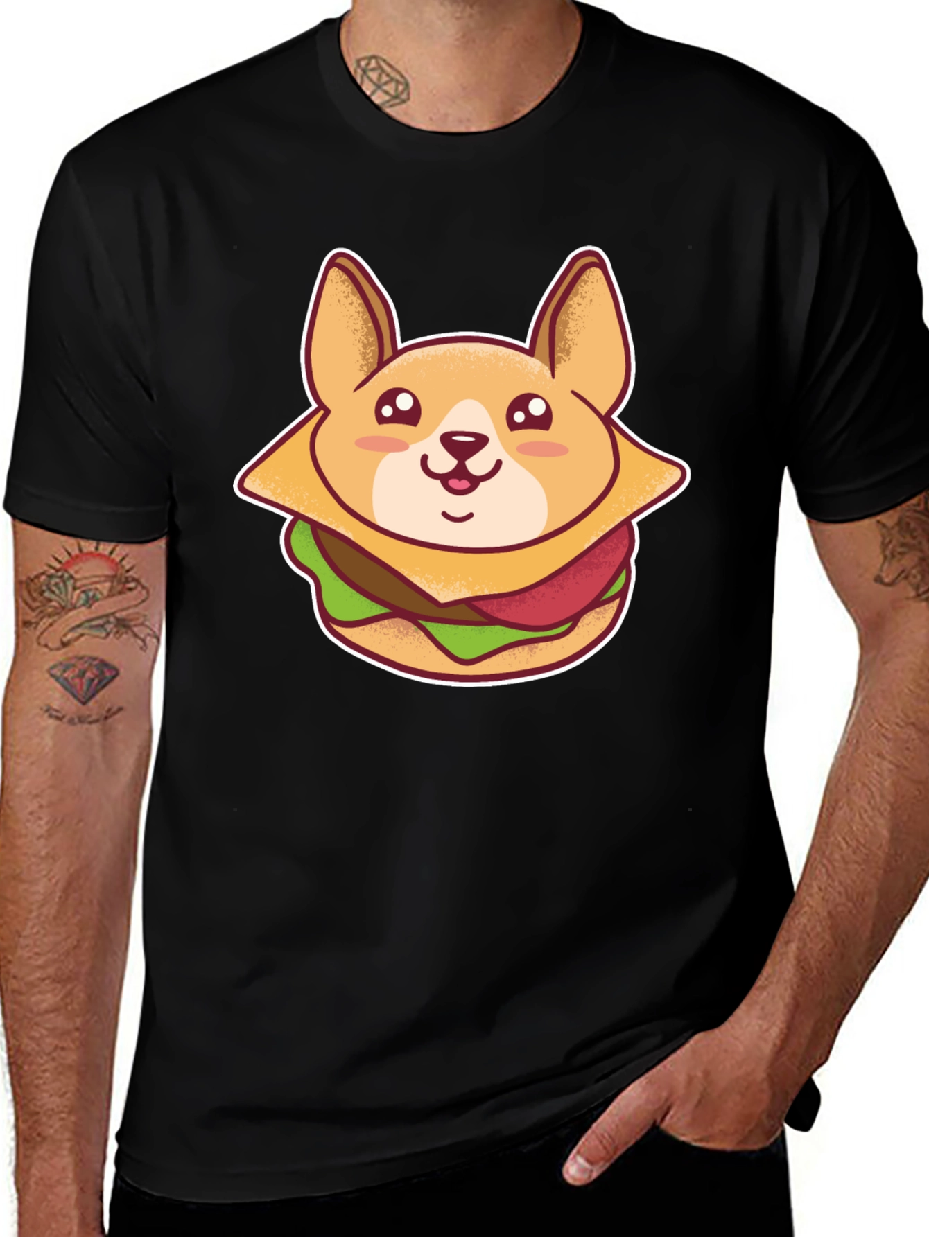 Cute Corgi Sandwich T-Shirt