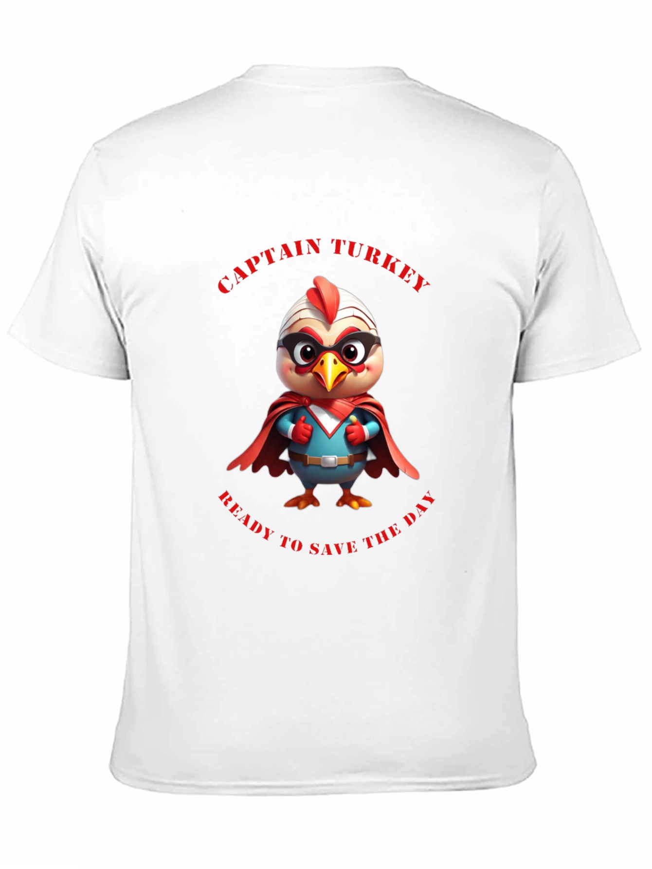 Captain Turkey Graphic T-Shirt