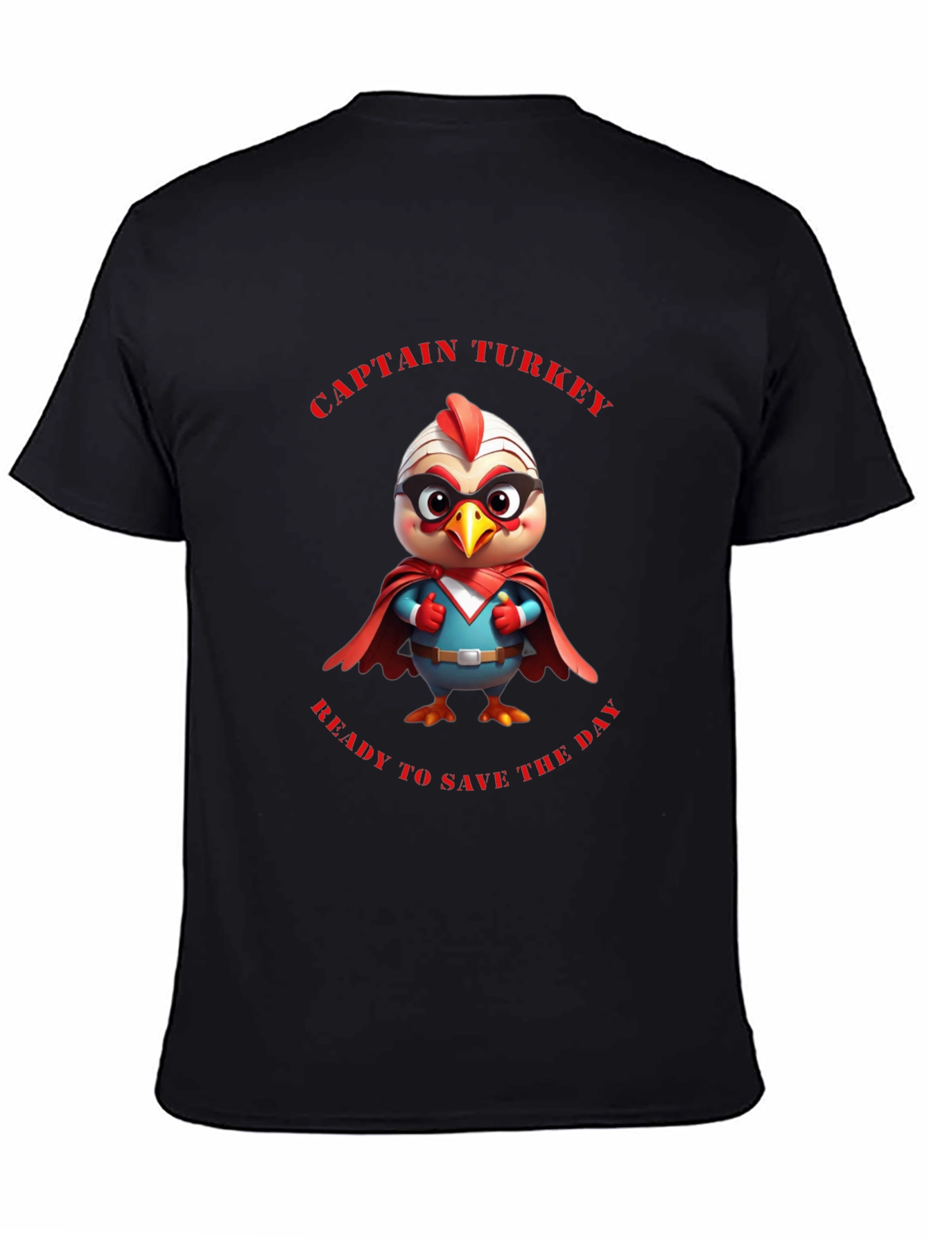 Captain Turkey Graphic T-Shirt