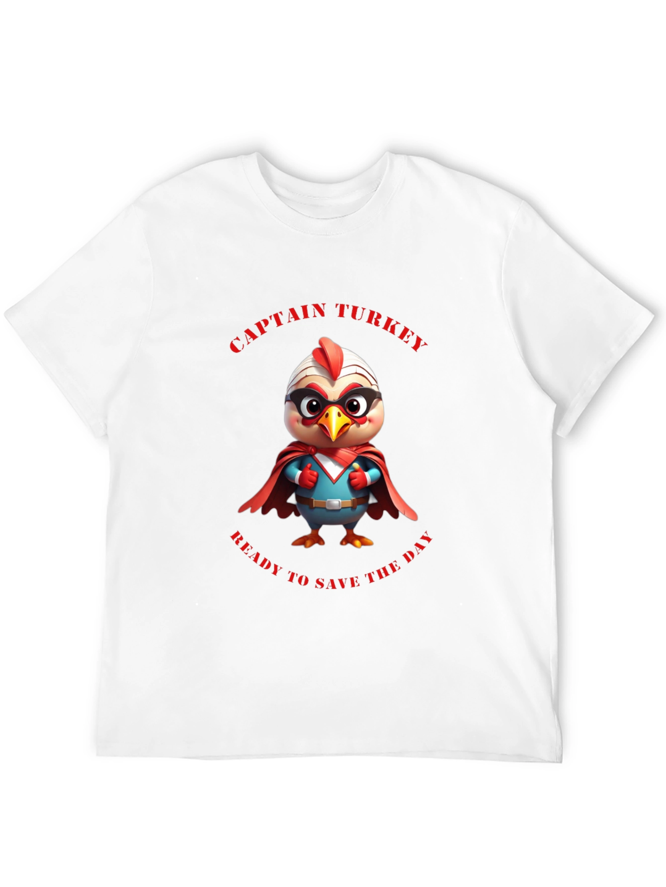 Captain Turkey Graphic T-Shirt