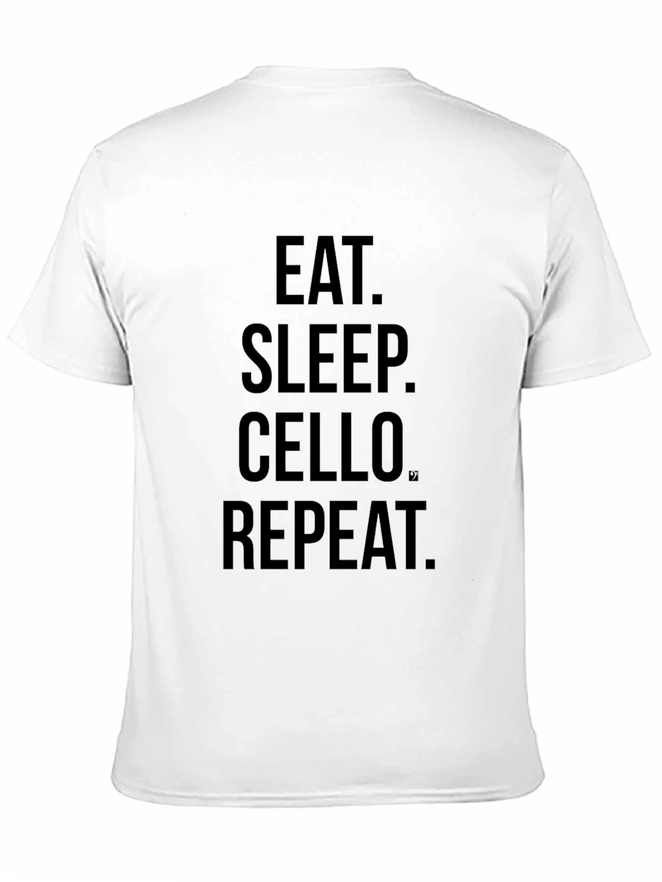 Eat Sleep Cello Repeat T-Shirt - Music Lovers Tee