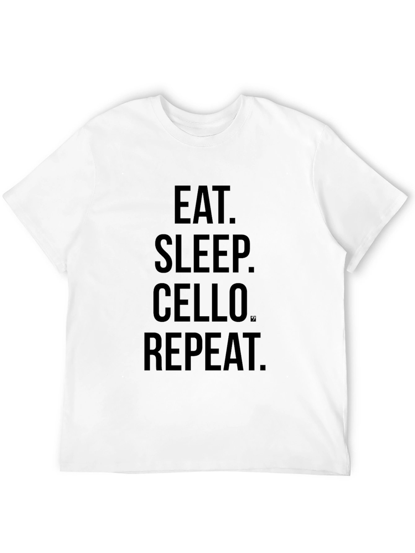 Eat Sleep Cello Repeat T-Shirt - Music Lovers Tee