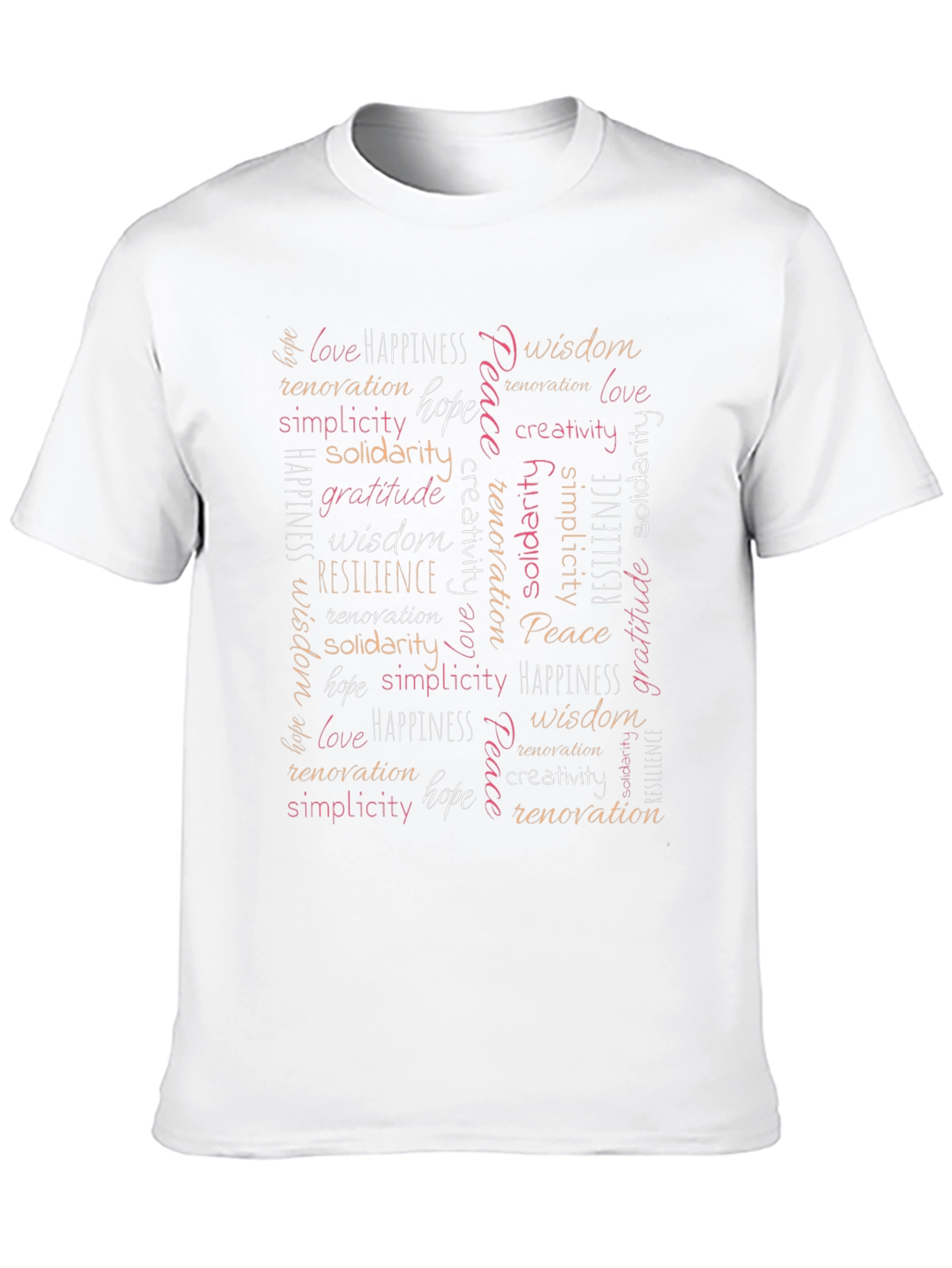 Inspirational Word Art Graphic T-Shirt