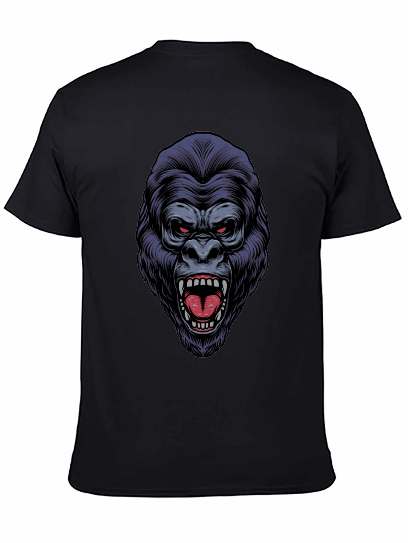 Fierce Gorilla Graphic T-Shirt - Bold Animal Print
