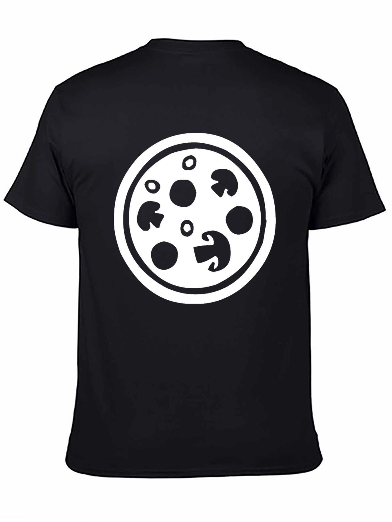 Pizza Graphic Black T-Shirt