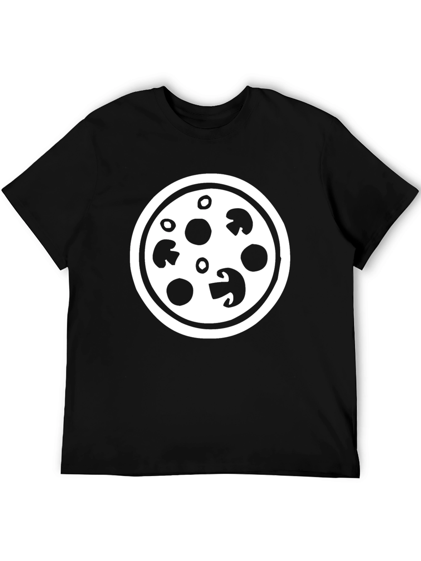 Pizza Graphic Black T-Shirt