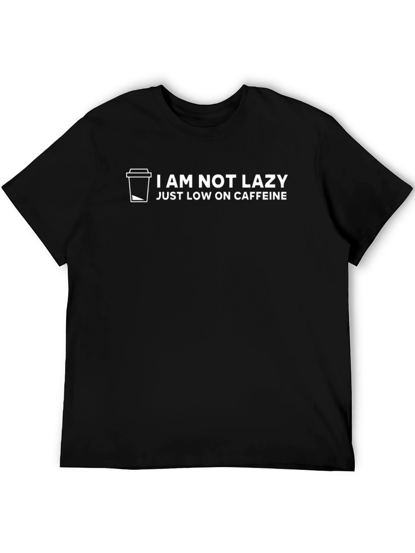 Funny Low on Caffeine Graphic Tee