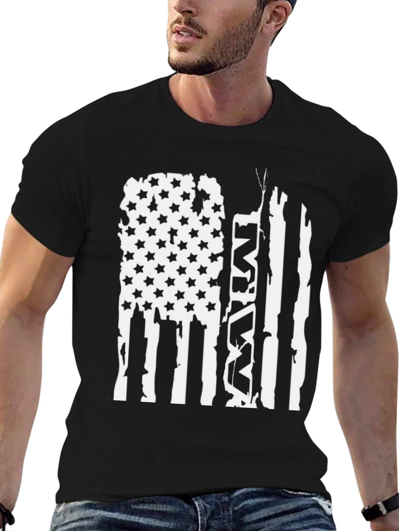 American Flag MW Fishing T-Shirt