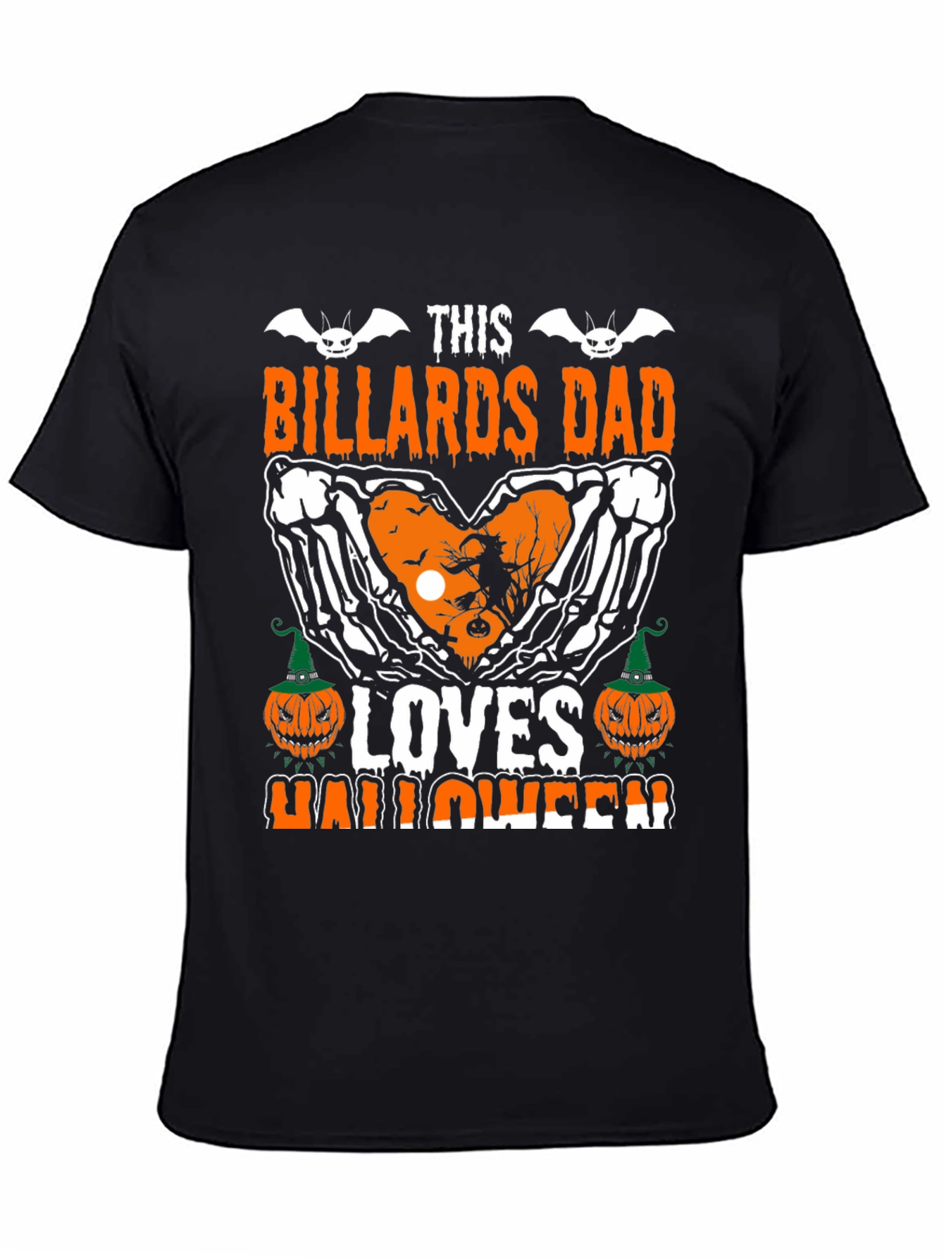 Billiards Dad Halloween T-Shirt
