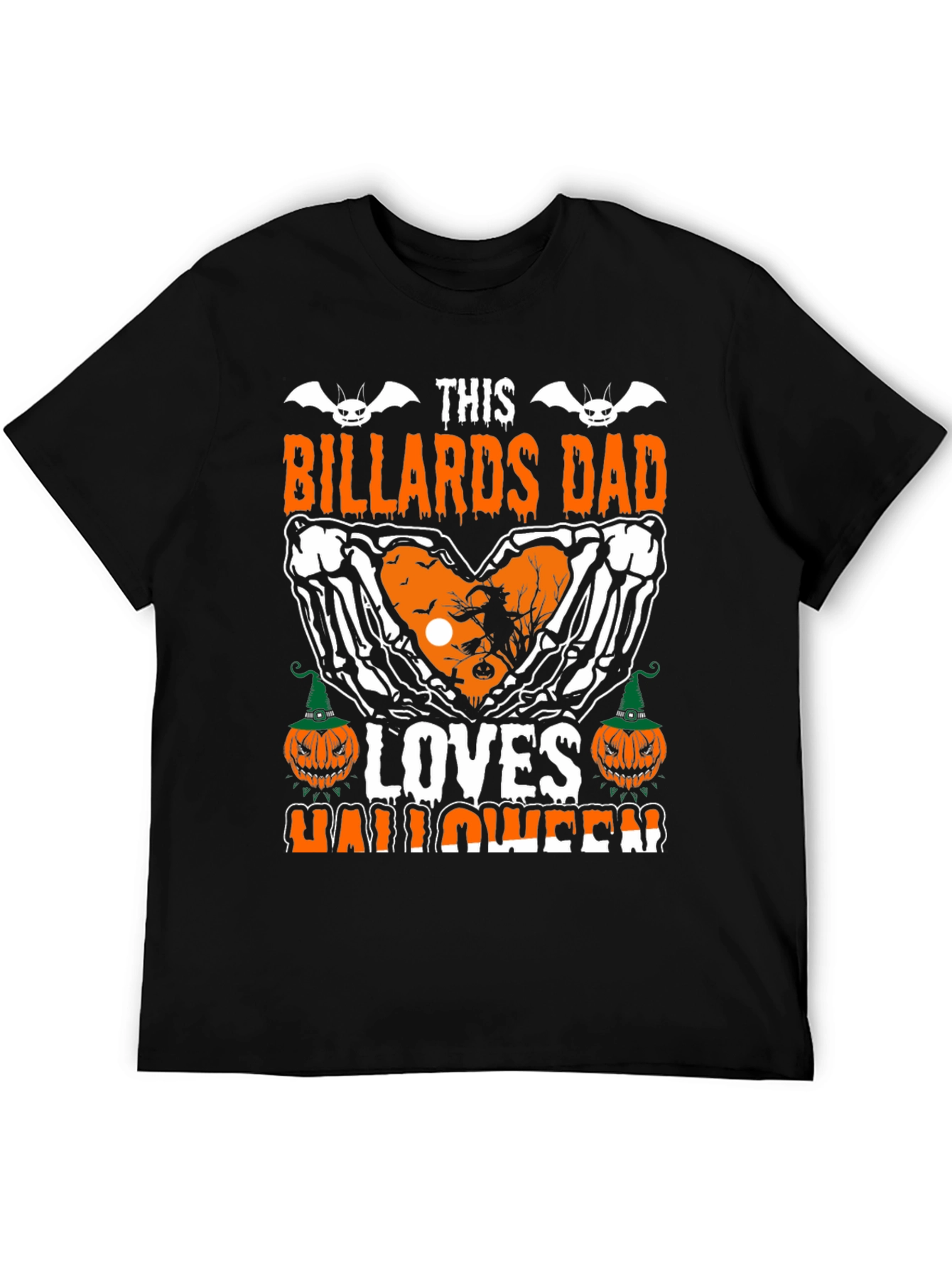 Billiards Dad Halloween T-Shirt