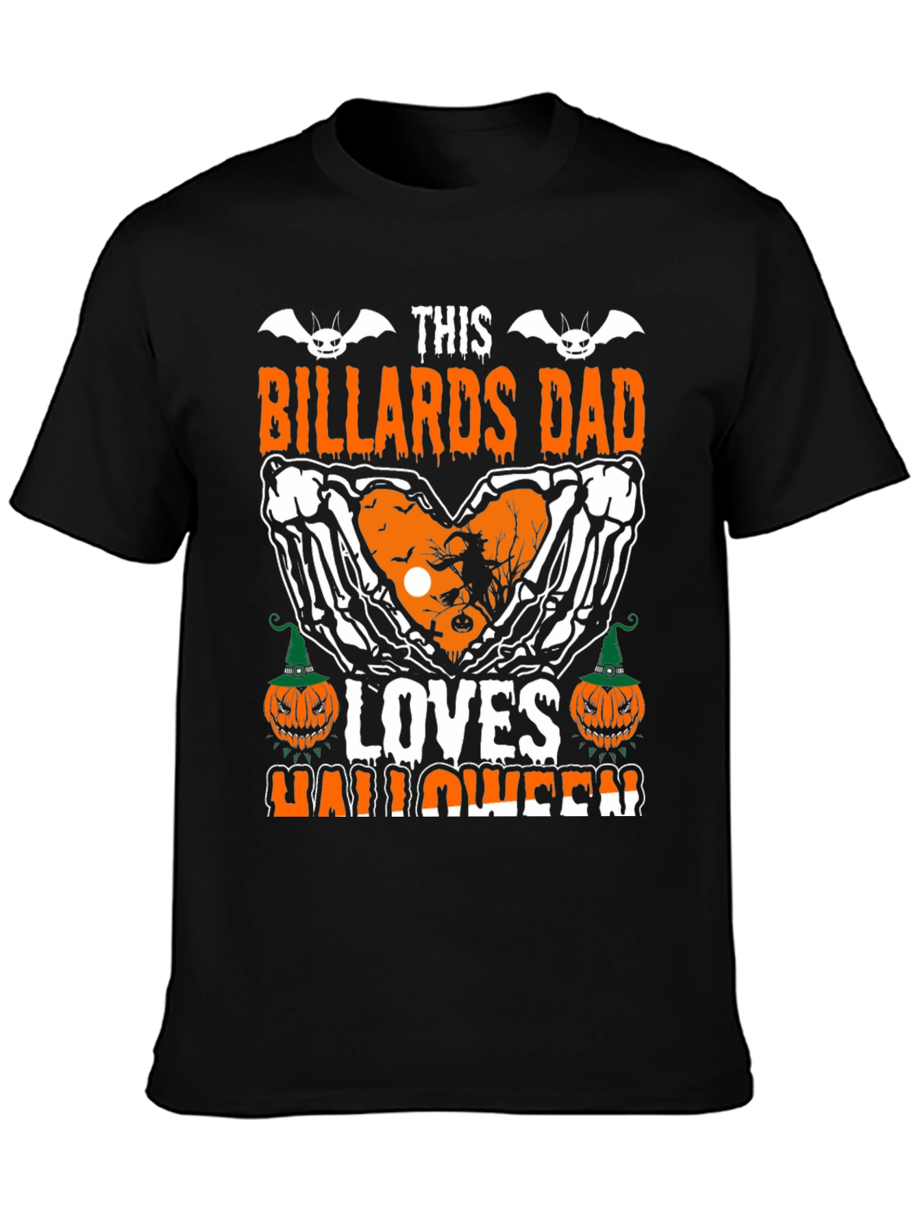Billiards Dad Halloween T-Shirt