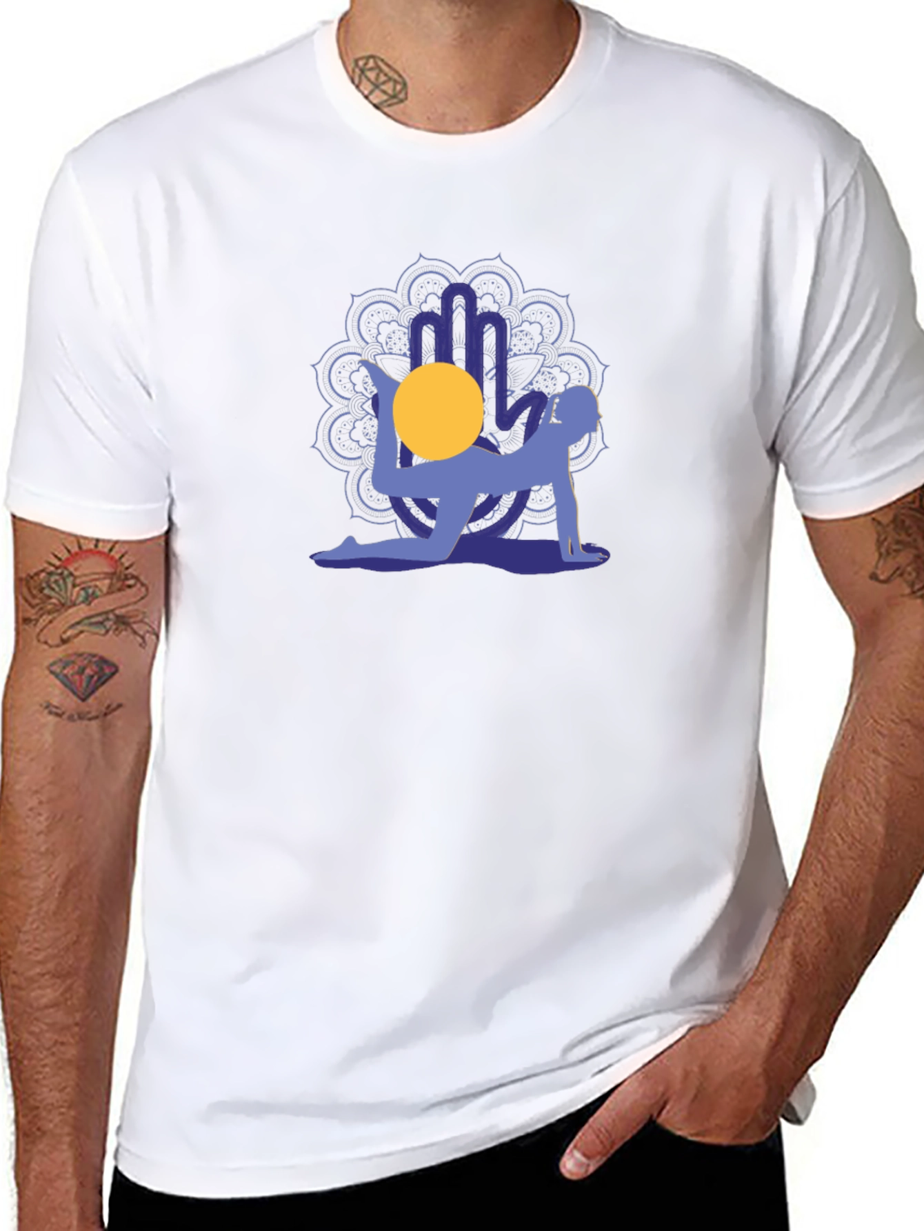 Yoga Pose Graphic Tee
