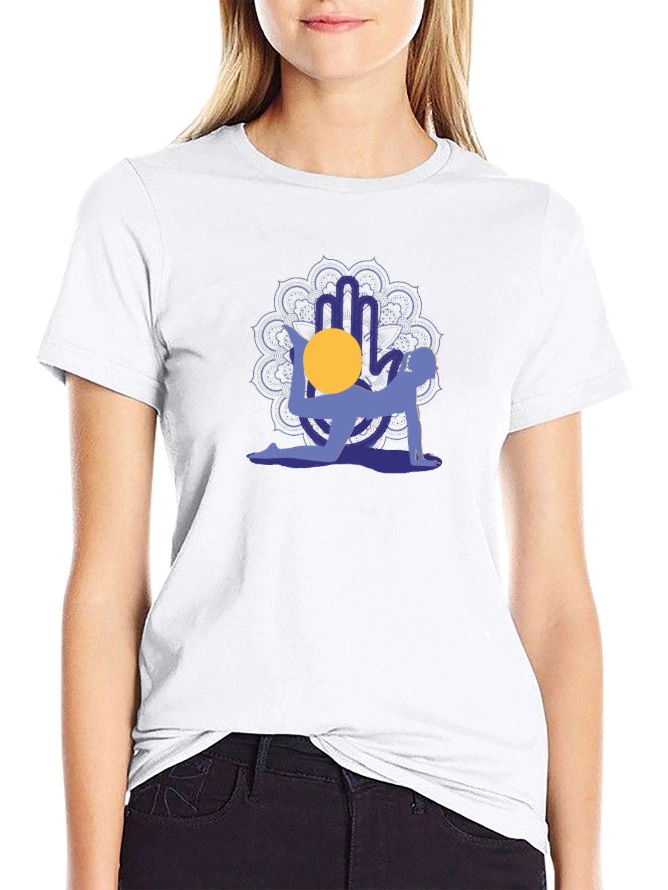 Yoga Pose Graphic Tee