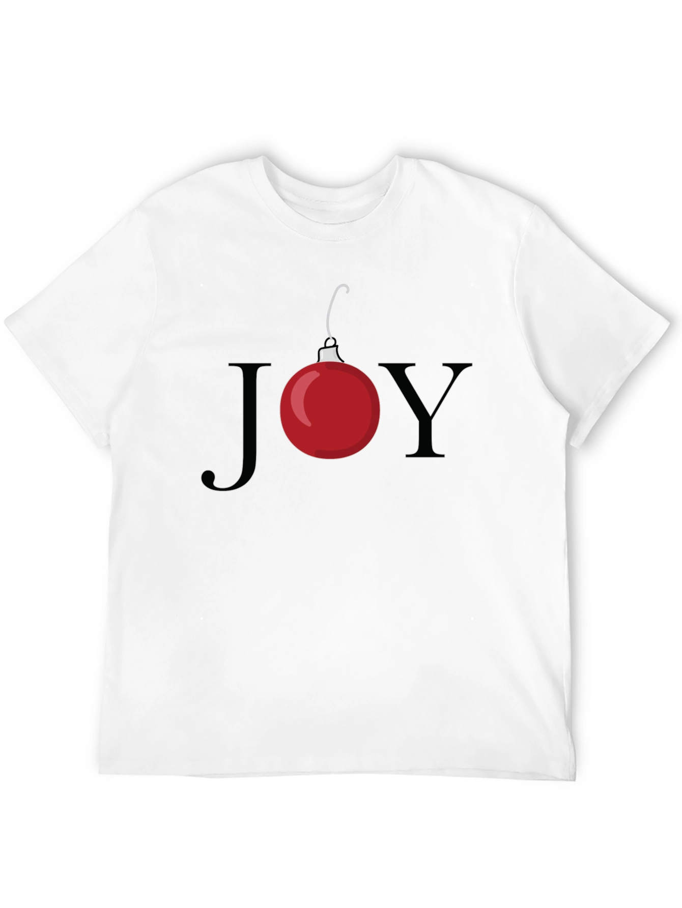 Festive JOY Christmas Ornament Graphic Tee