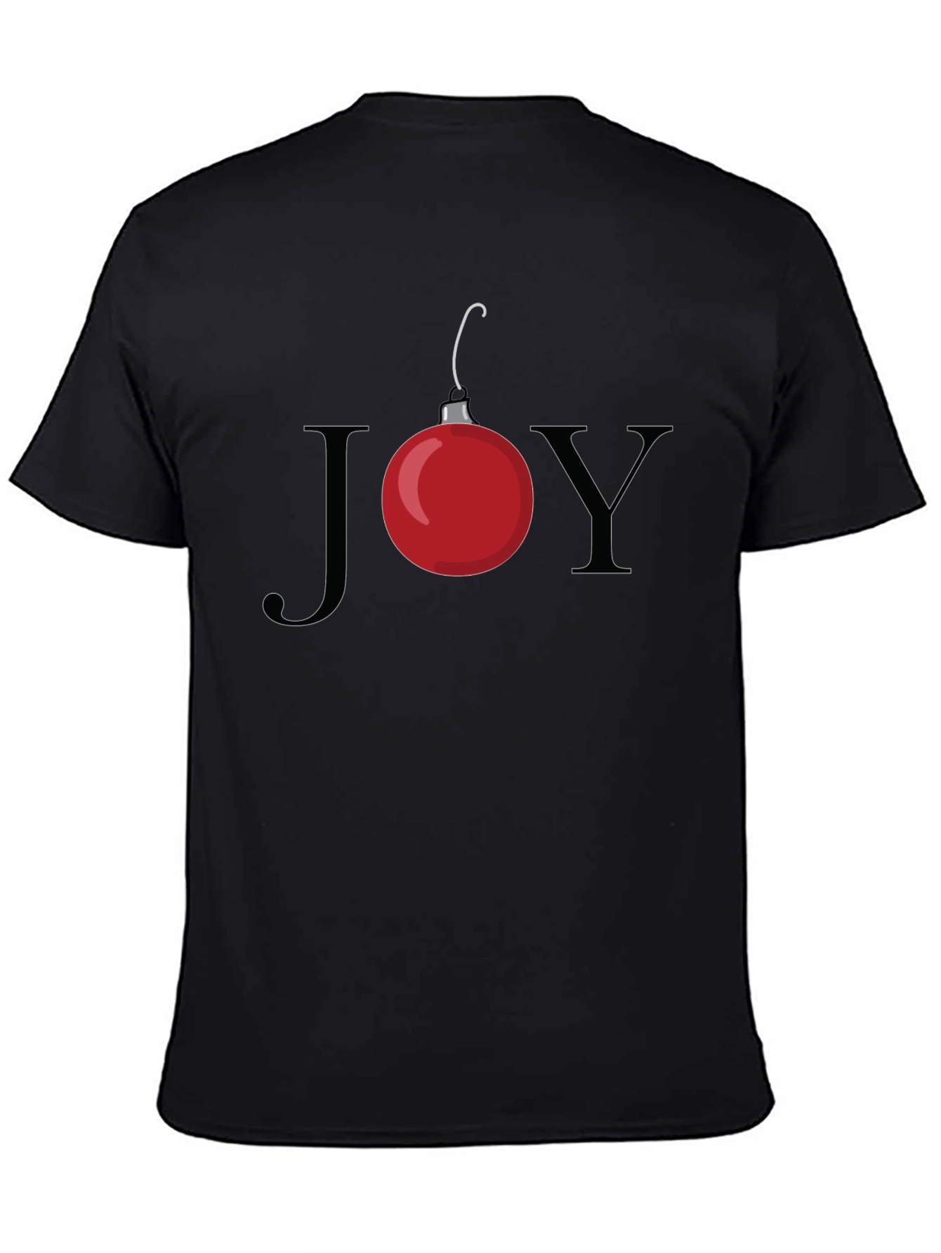 Festive JOY Christmas Ornament Graphic Tee