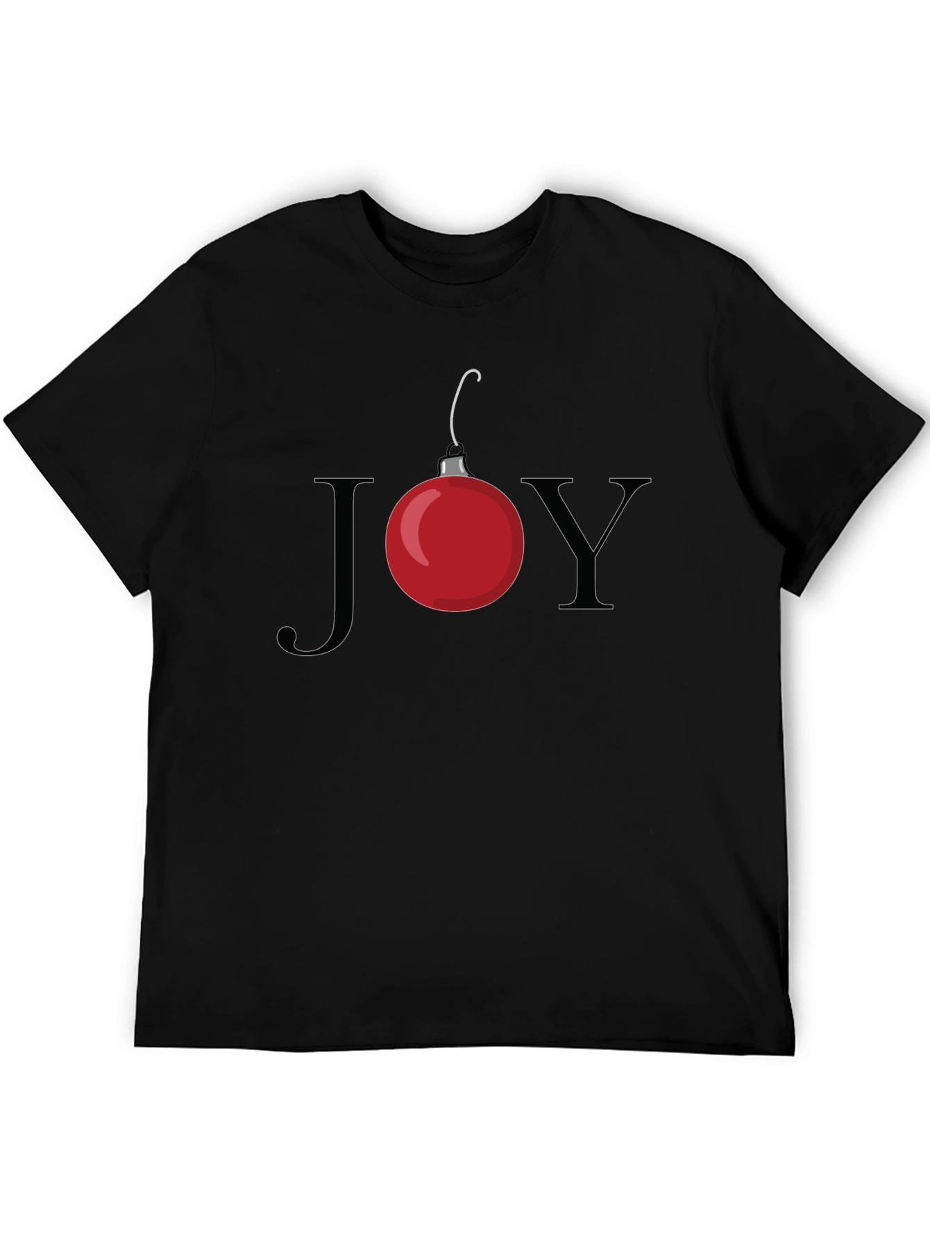 Festive JOY Christmas Ornament Graphic Tee