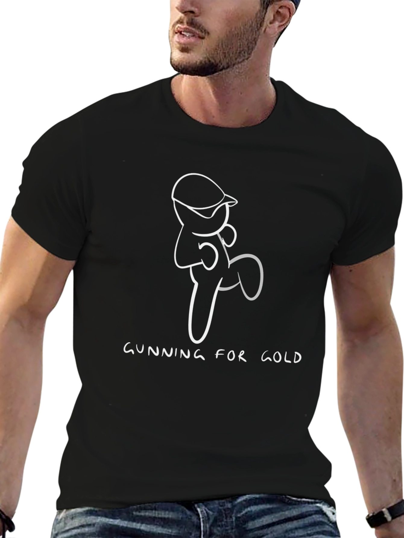 Gunning for Gold Graphic Tee - Kickboxing Design