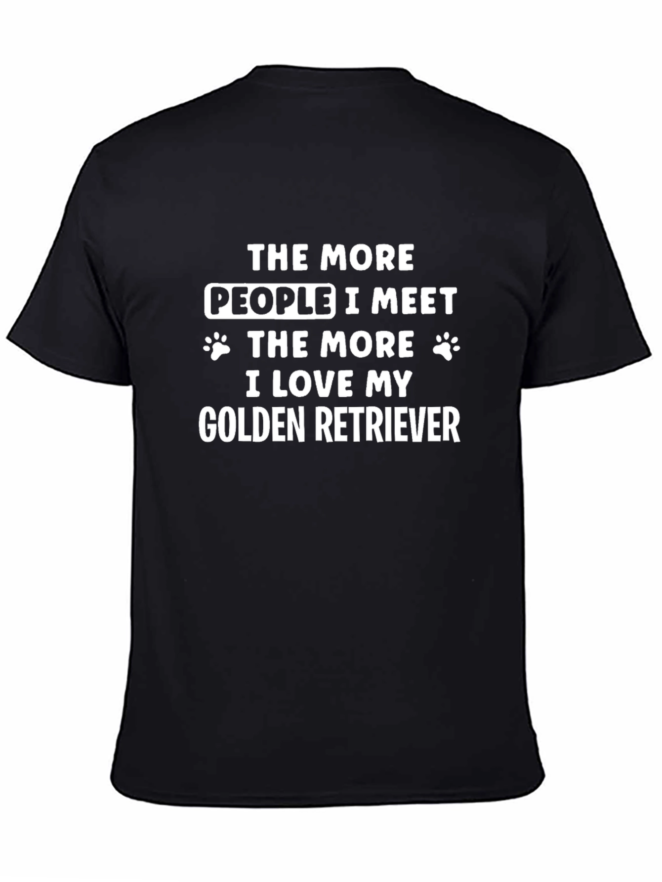Golden Retriever Lover Black T-Shirt