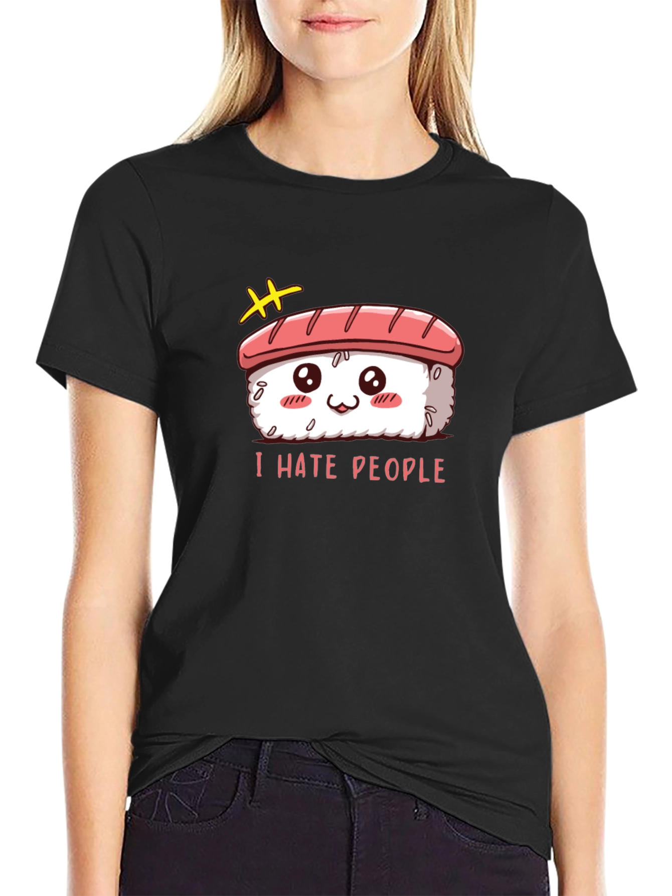 Sushi I Hate People Graphic Tee