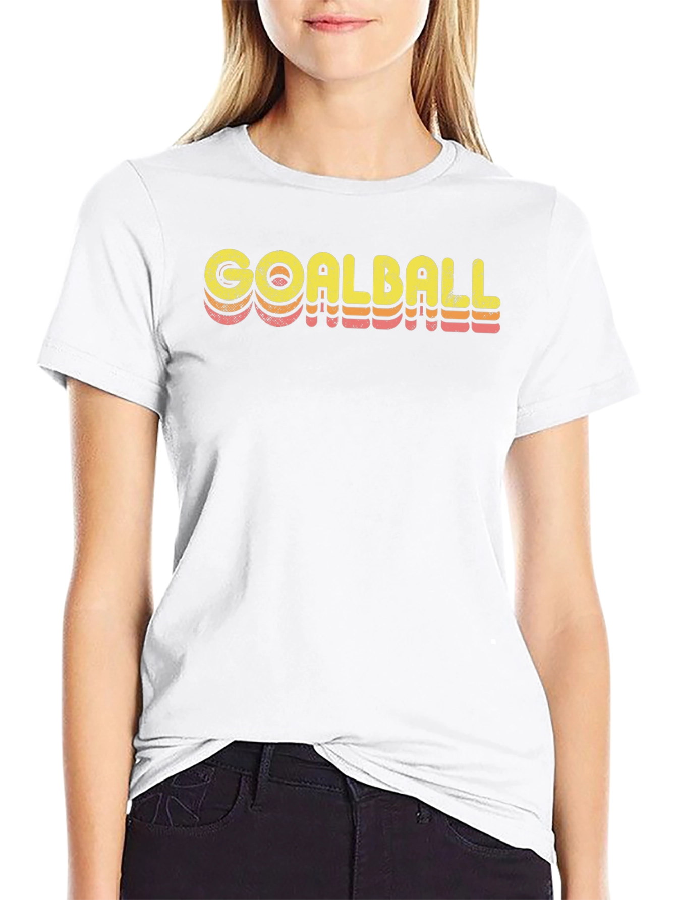 Retro Goalball Graphic Tee - Soft Cotton Blend