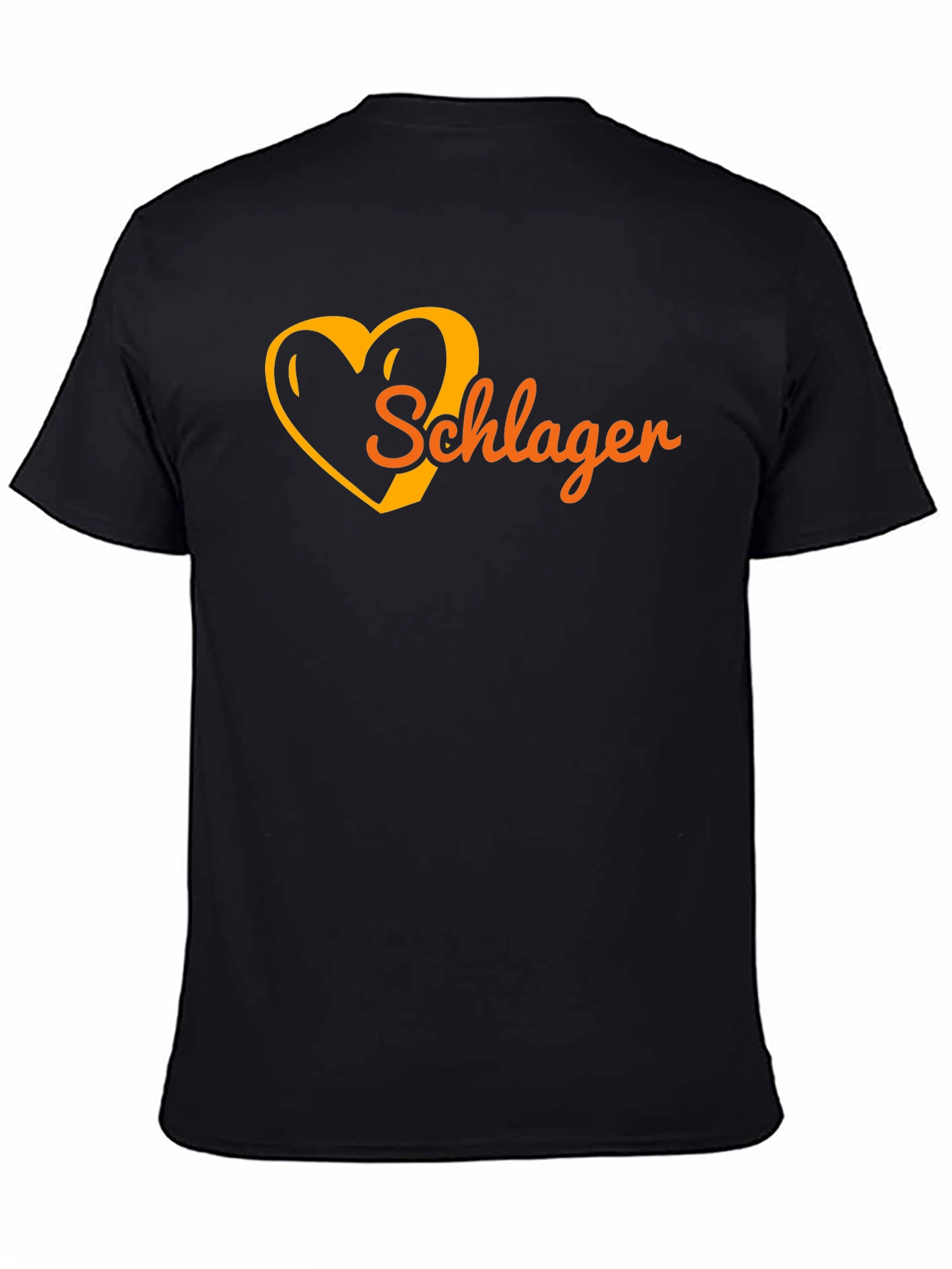 Schlager Heart Graphic Tee - Black