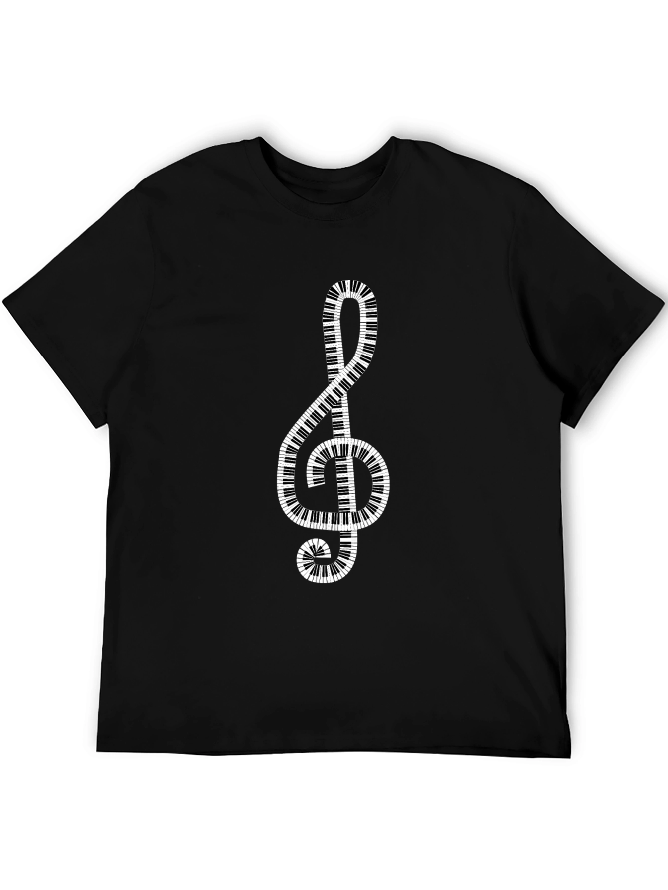 Musical Treble Clef Piano Key T-Shirt